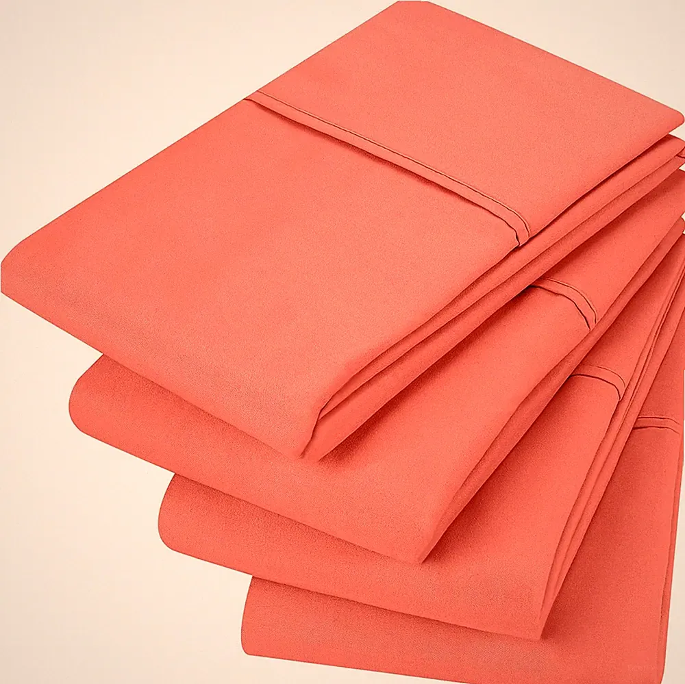 4 Pack Microfiber Pillowcases Ultra Soft Pillowcover King Queen Utopia Bedding