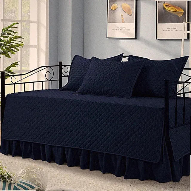 5 Piece Daybed Sets, Quilted Daybed Bedding Set, Twin Size All Season Cozy Daybe