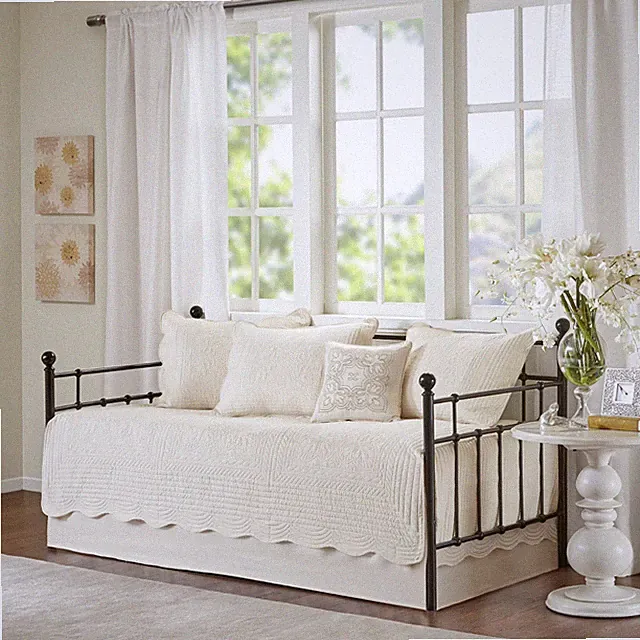 Madison Park Tuscany 6 Piece Reversible Scalloped Edge Daybed Cover Set