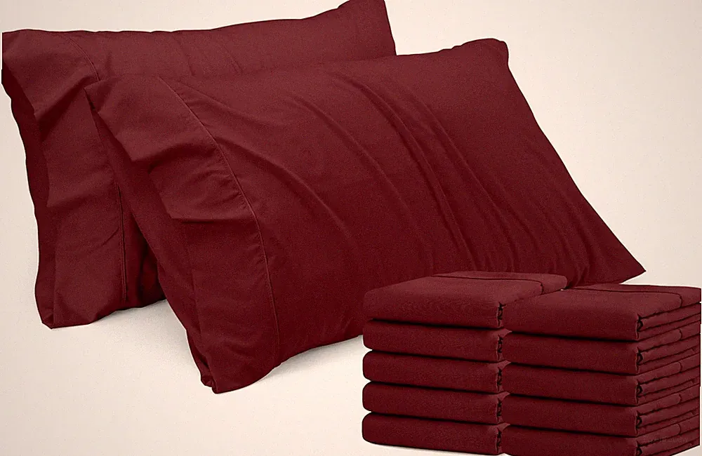Utopia Bedding Queen Pillow Cases - 12 Pack - Envelope Closure - Soft Brushed...