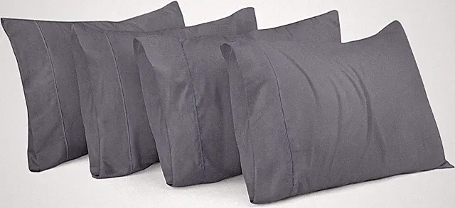 Utopia Bedding Queen Pillow Cases - 4 Pack 20 X 30 Inches (Queen, Grey)
